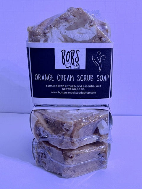 ORANGE CREAM SCRUB SOAP