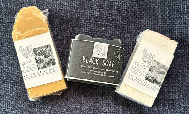 SOAP SAMPLER BUNDLE - Try 3 Natural Handcrafted Soaps 3.5oz. BARS