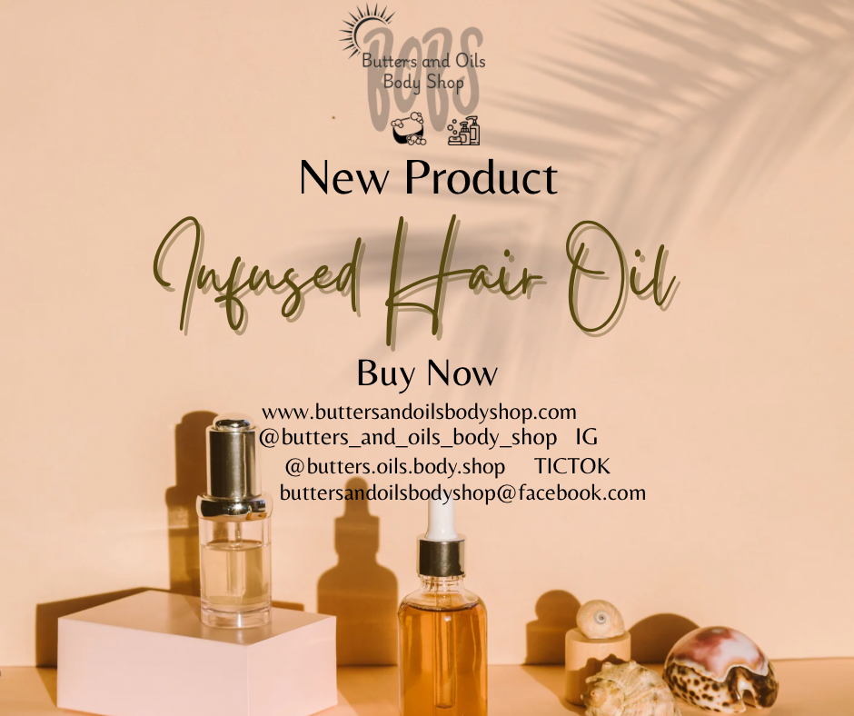 INFUSED HEABAL HAIR OIL 4oz.