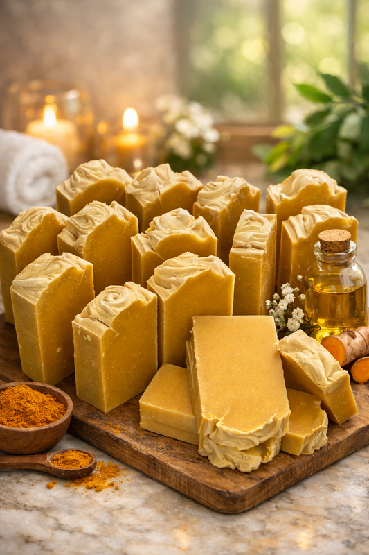 TURMERIC SOAP 3.5oz - Face & Body Botanical Blend