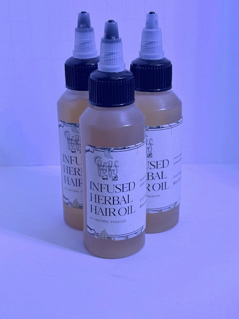 INFUSED HERBAL HAIR OIL 2oz.