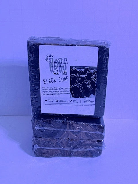 BLACK SOAP 3.5oz.